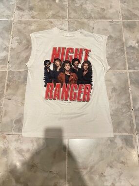 Vintage 1984 Night Ranger Midnight Madness Band T-Shirt SZ S/M